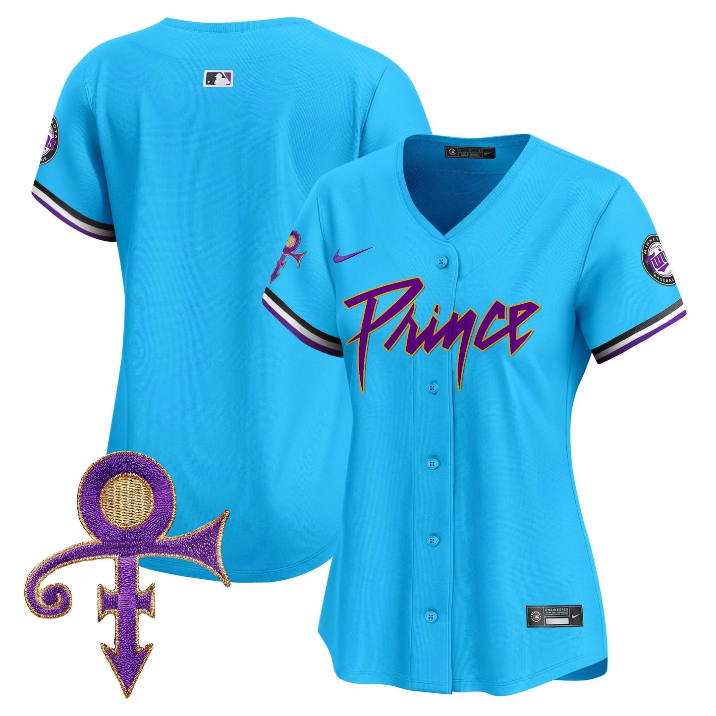 WoMinnesota Twins Prince Patch Vapor Premier Limited Jersey V4 - All Stitched