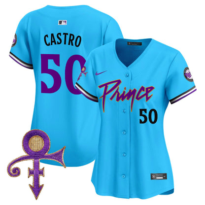 WoMinnesota Twins Prince Patch Vapor Premier Limited Jersey V4 - All Stitched