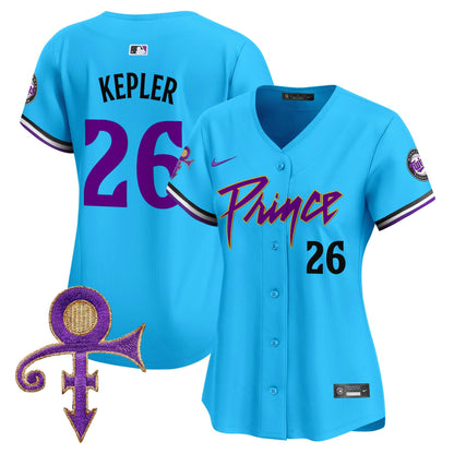WoMinnesota Twins Prince Patch Vapor Premier Limited Jersey V4 - All Stitched