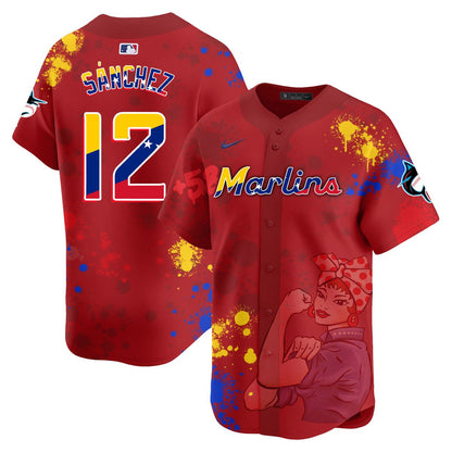 Miami Marlins 2024 Venezuelan Heritage Jersey