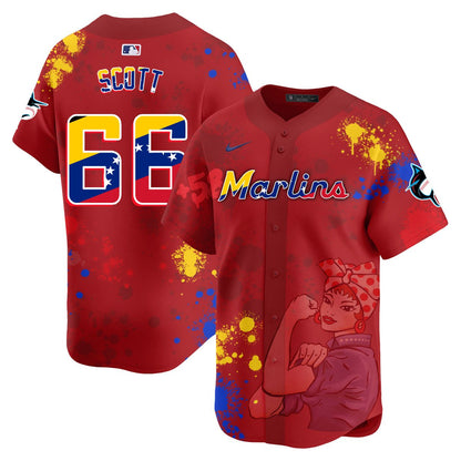 Miami Marlins 2024 Venezuelan Heritage Jersey