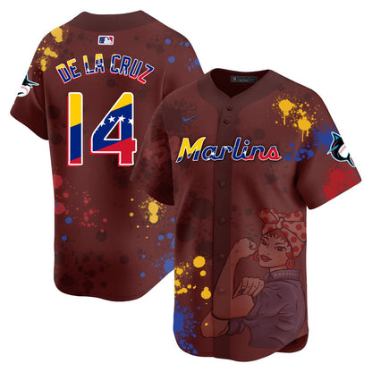 Miami Marlins 2024 Venezuelan Heritage Jersey