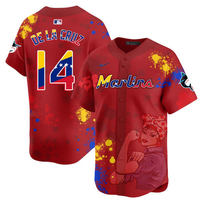 Miami Marlins 2024 Venezuelan Heritage Jersey