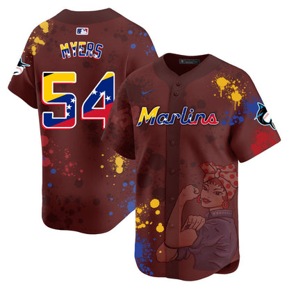Miami Marlins 2024 Venezuelan Heritage Jersey