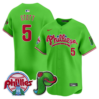 Phillies Phanatic Patch Vapor Premier Limited Jersey V4 - All Stitched