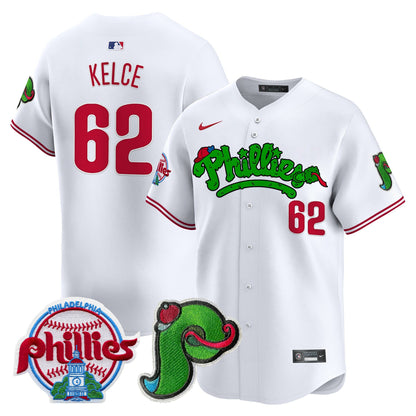 Phillies Phanatic Patch Vapor Premier Limited Jersey V4 - All Stitched