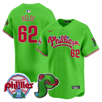 Phillies Phanatic Patch Vapor Premier Limited Jersey V4 - All Stitched