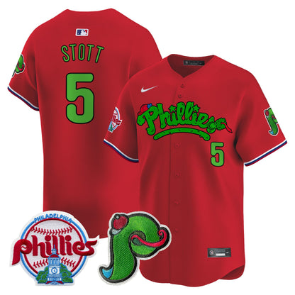 Phillies Phanatic Patch Vapor Premier Limited Jersey V4 - All Stitched