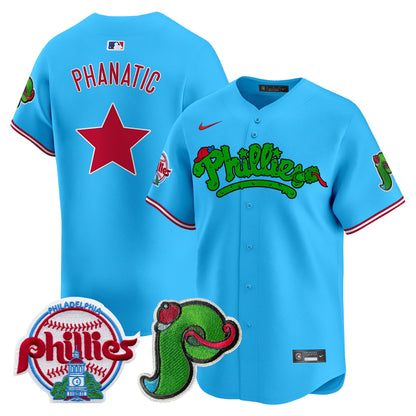 Phillies Phanatic Patch Vapor Premier Limited Jersey V4 - All Stitched