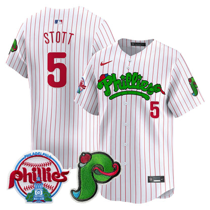 Phillies Phanatic Patch Vapor Premier Limited Jersey V4 - All Stitched