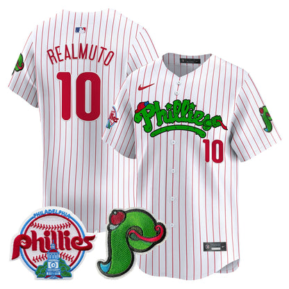 Phillies Phanatic Patch Vapor Premier Limited Jersey V4 - All Stitched