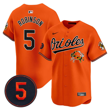 Baltimore Orioles Robinson Patch Vapor Premier Limited Jersey V9 - All Stitched