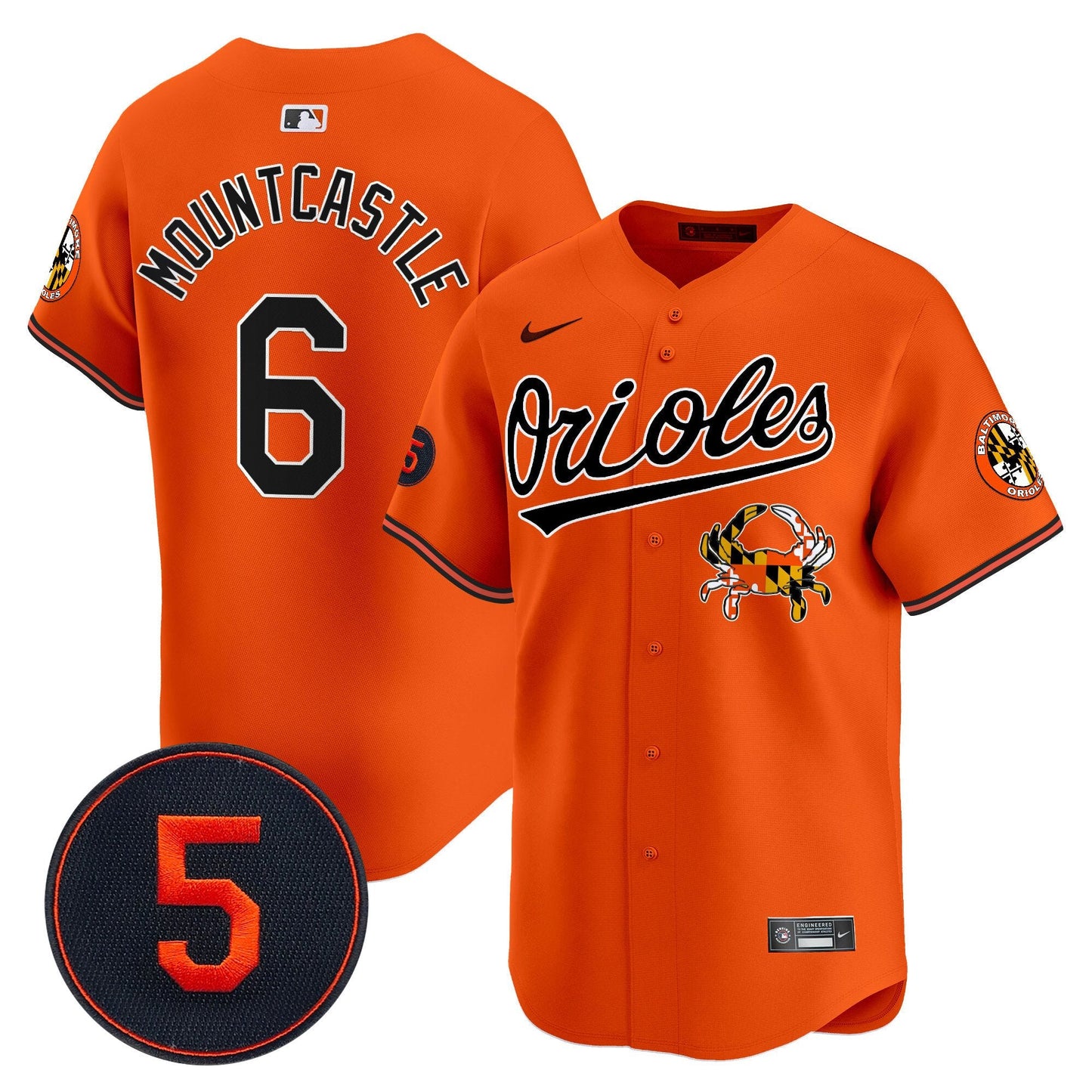 Baltimore Orioles Robinson Patch Vapor Premier Limited Jersey V9 - All Stitched