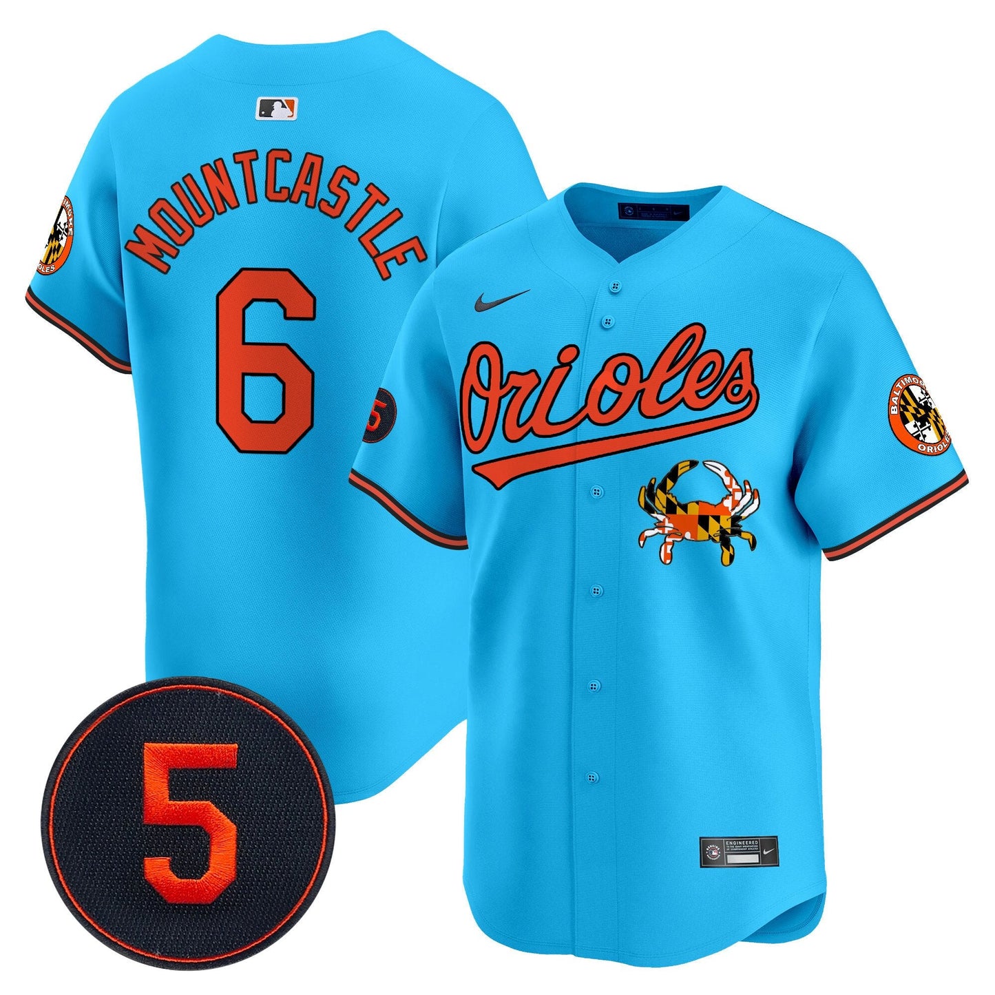 Baltimore Orioles Robinson Patch Vapor Premier Limited Jersey V9 - All Stitched