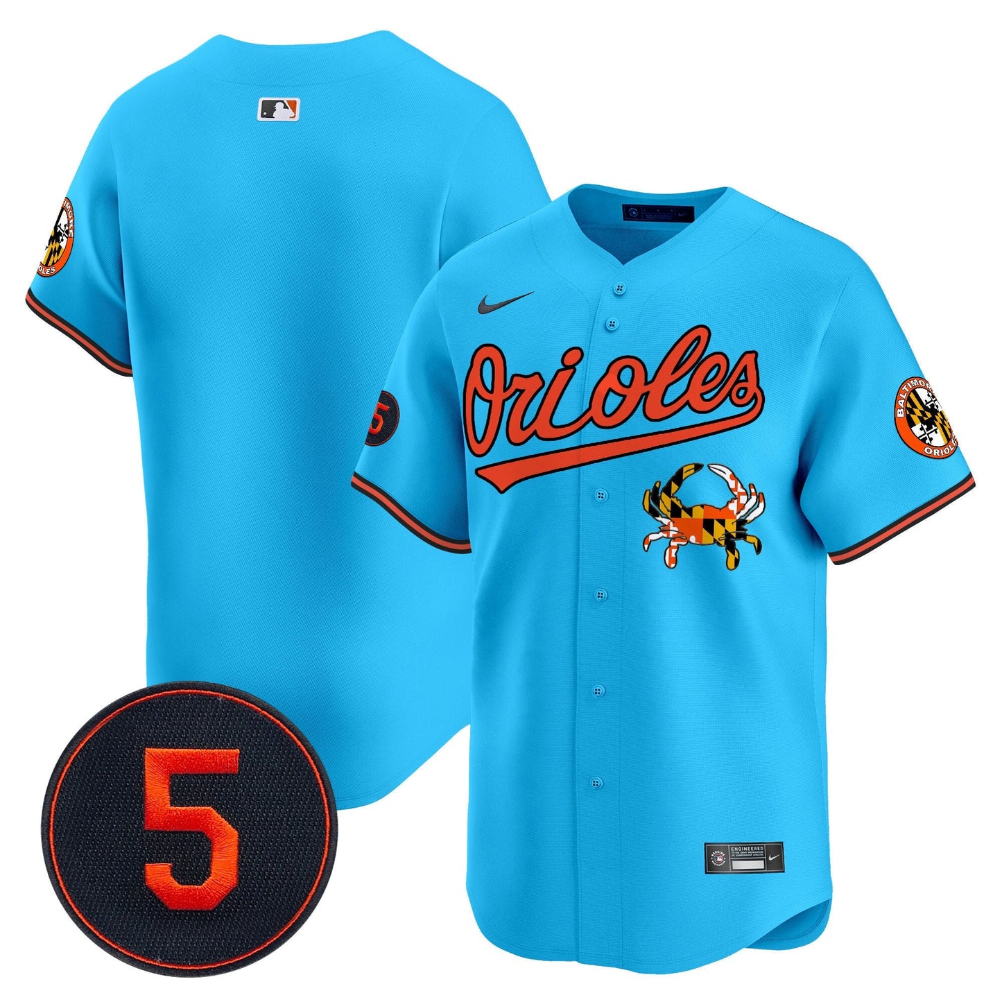 Baltimore Orioles Robinson Patch Vapor Premier Limited Jersey V9 - All Stitched