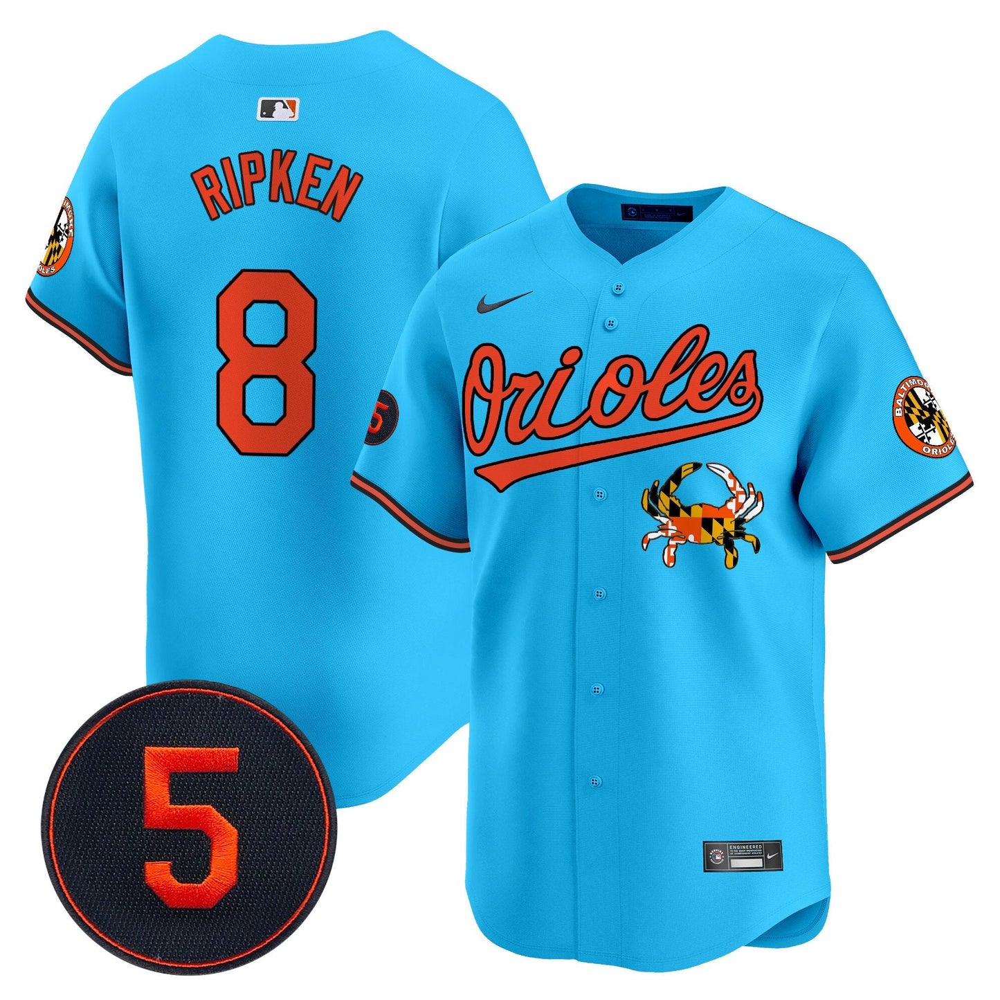Baltimore Orioles Robinson Patch Vapor Premier Limited Jersey V9 - All Stitched