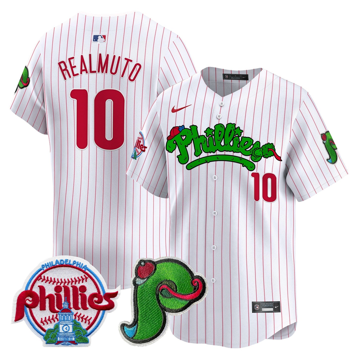 Unisex Phillies Phanatic Patch Vapor Premier Limited Jersey V3 - All Stitched