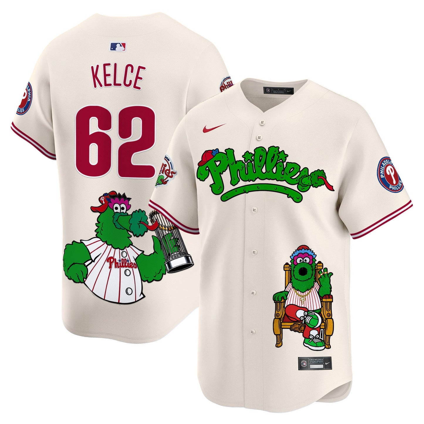 Unisex Phillies Phanatic Vapor Premier Limited Jersey - Printed