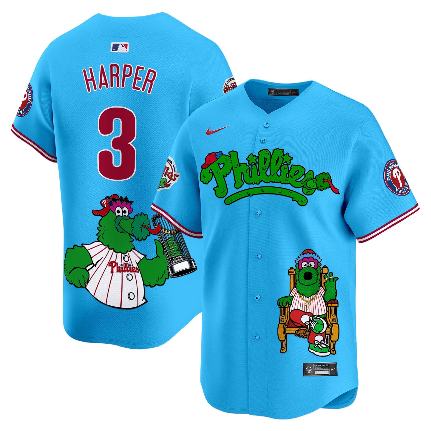 Unisex Phillies Phanatic Vapor Premier Limited Jersey - Printed