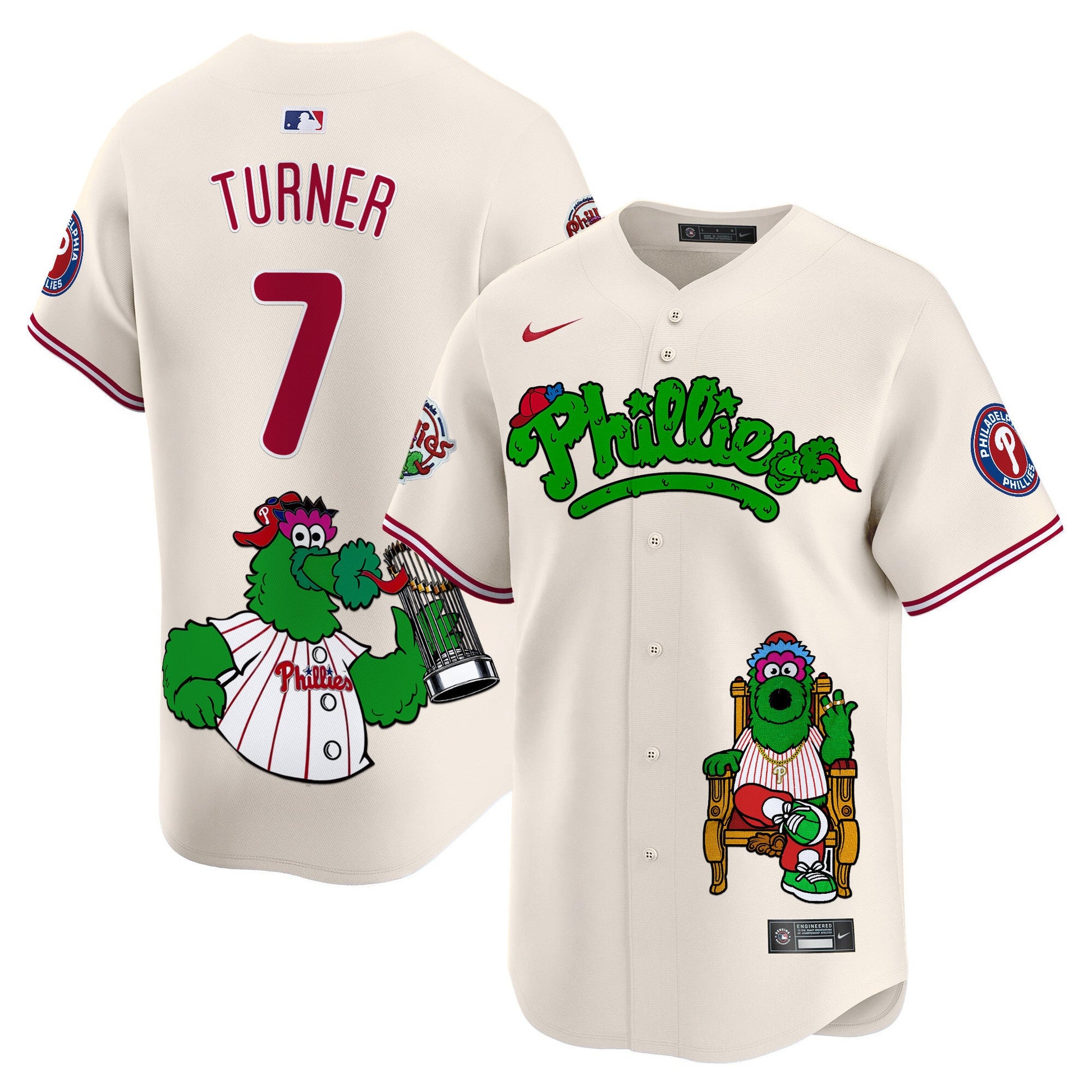 Unisex Phillies Phanatic Vapor Premier Limited Jersey - Printed