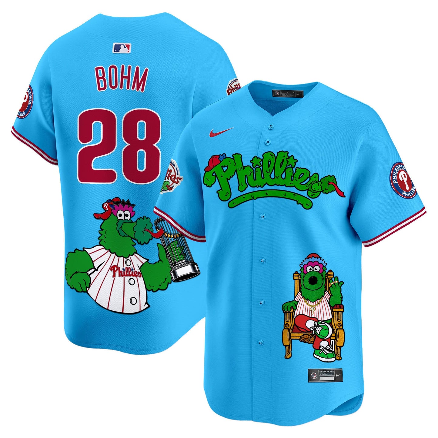 Unisex Phillies Phanatic Vapor Premier Limited Jersey - Printed