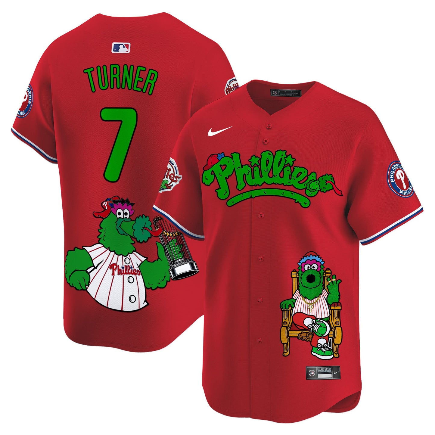 Unisex Phillies Phanatic Vapor Premier Limited Jersey - Printed