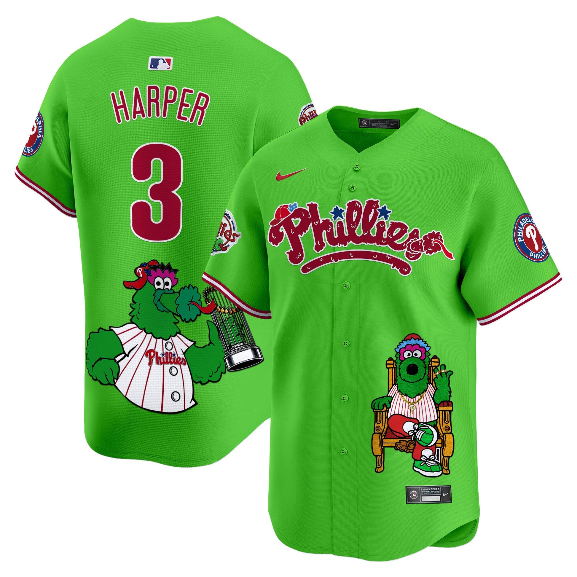 Unisex Phillies Phanatic Vapor Premier Limited Jersey - Printed