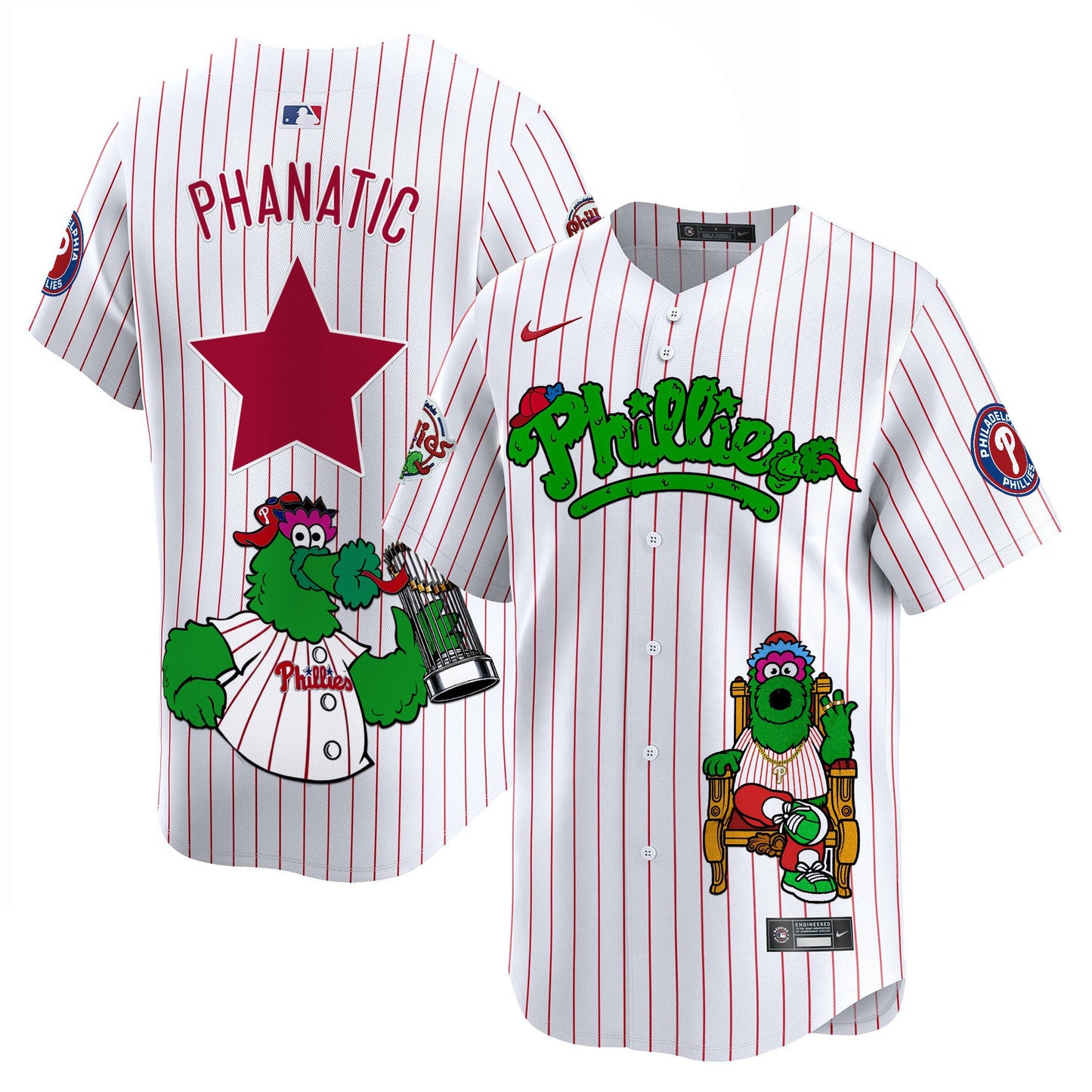 Unisex Phillies Phanatic Vapor Premier Limited Jersey - Printed