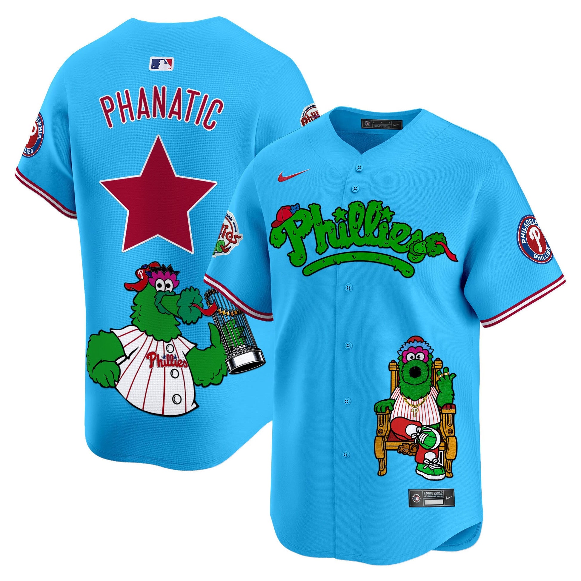 Unisex Phillies Phanatic Vapor Premier Limited Jersey - Printed