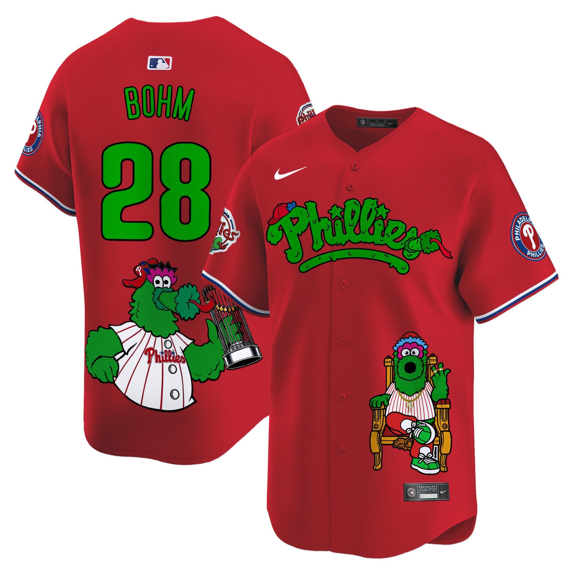 Unisex Phillies Phanatic Vapor Premier Limited Jersey - Printed