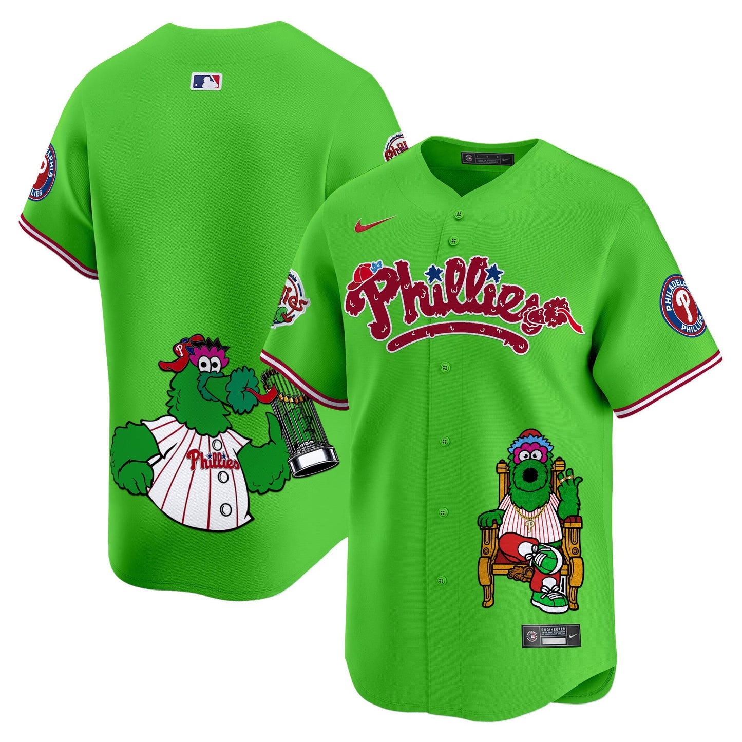 Unisex Phillies Phanatic Vapor Premier Limited Jersey - Printed