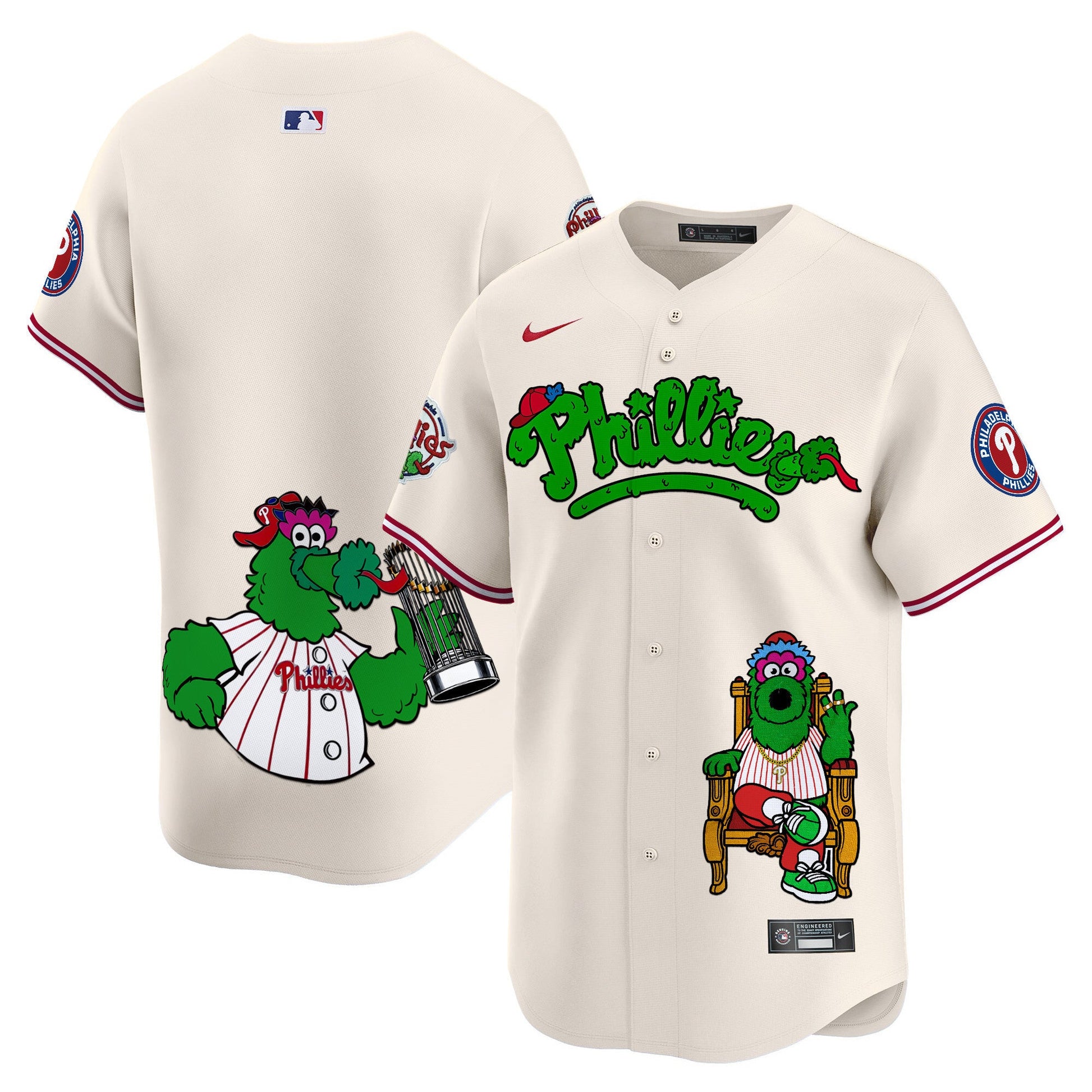 Unisex Phillies Phanatic Vapor Premier Limited Jersey - Printed