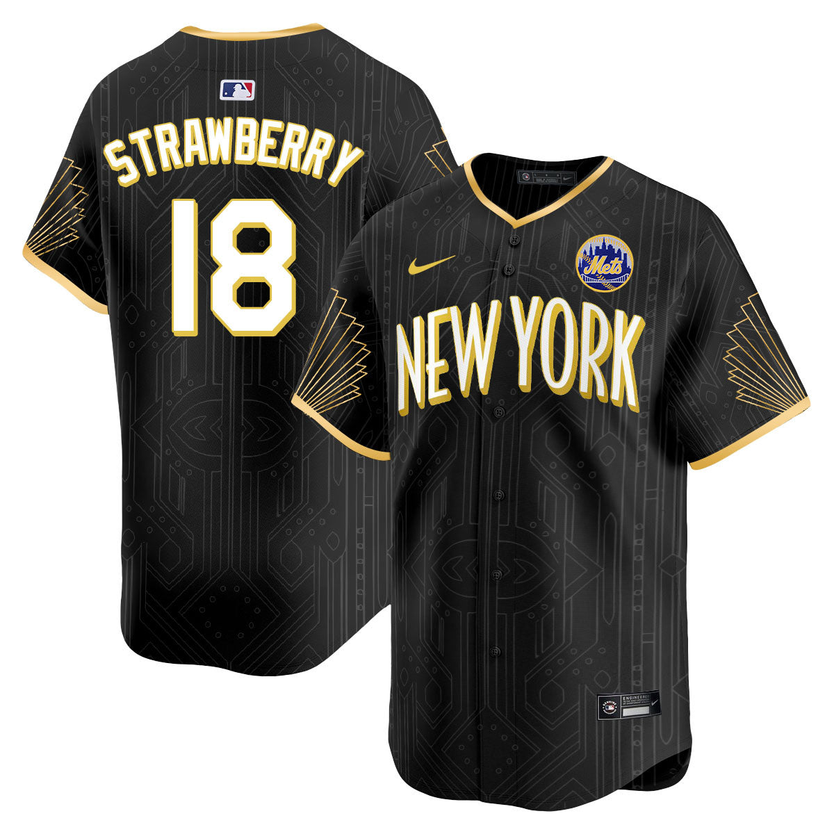 Mets City Connect Concept Limited Jersey - All Stitched