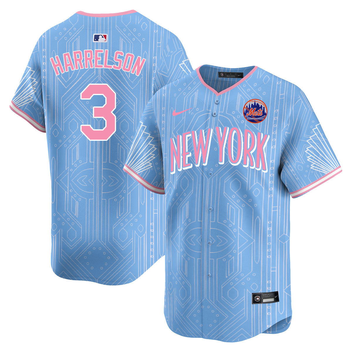 Mets City Connect Concept Limited Jersey - All Stitched