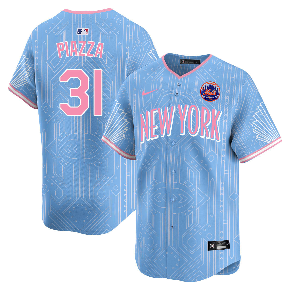 Mets City Connect Concept Limited Jersey - All Stitched