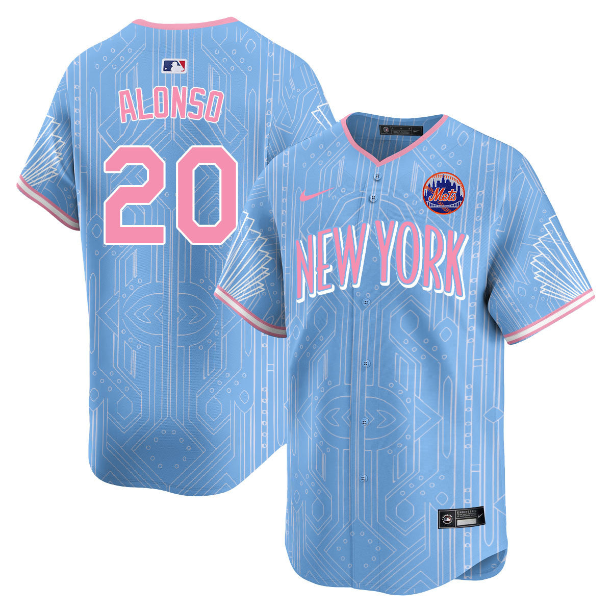 Mets City Connect Concept Limited Jersey - All Stitched