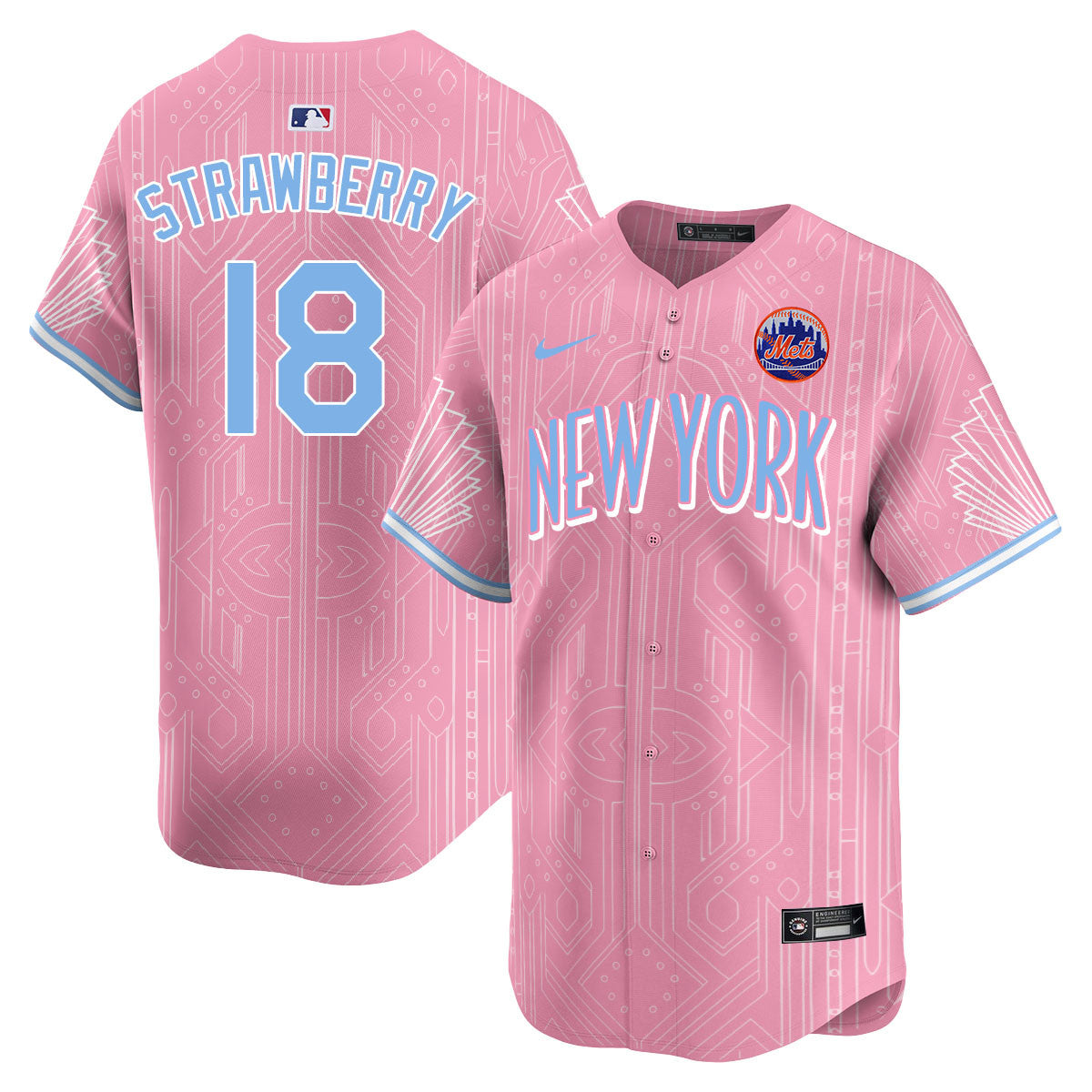 Mets City Connect Concept Limited Jersey - All Stitched