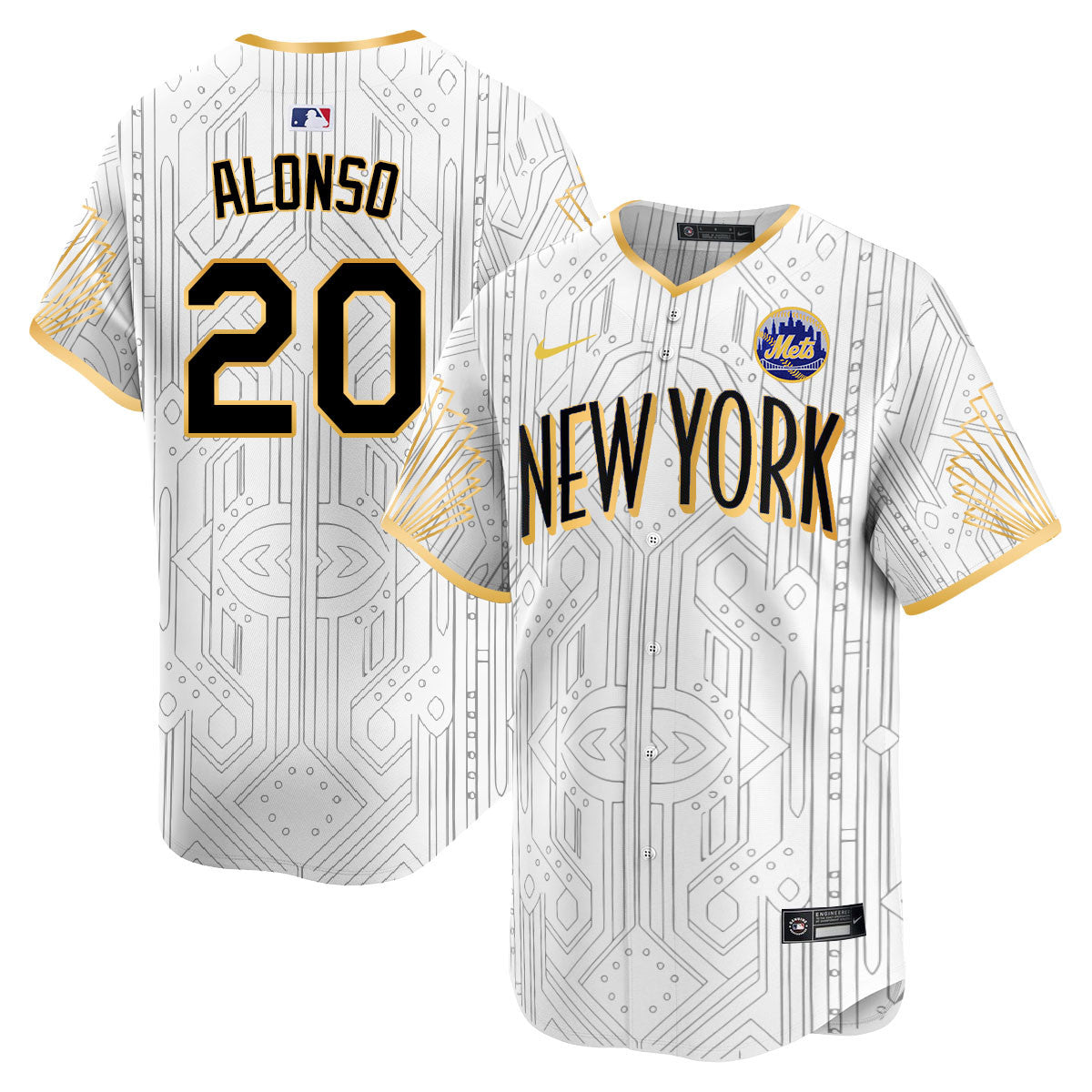 Mets City Connect Concept Limited Jersey - All Stitched