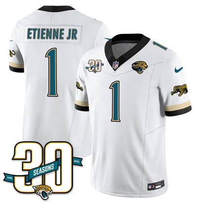 Jacksonville Jaguars 1990s Throwback Uniforms - All Stitched