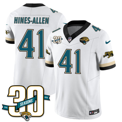Jacksonville Jaguars 1990s Throwback Uniforms - All Stitched
