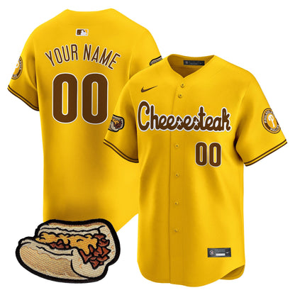 Phillies Cheesesteak Vapor Premier Limited Custom Jersey - All Stitched