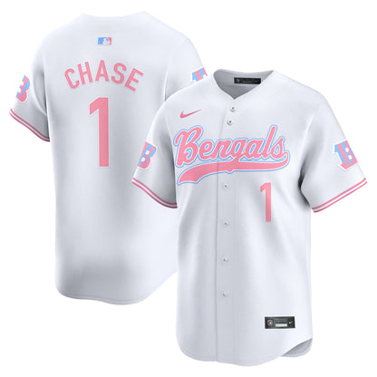 Unisex Bengals Bubblegum Pink Vapor Premier Limited Jersey - All Stitched