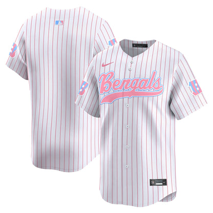 Unisex Bengals Bubblegum Pink Vapor Premier Limited Jersey - All Stitched
