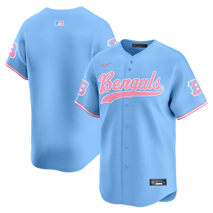 Unisex Bengals Bubblegum Pink Vapor Premier Limited Jersey - All Stitched