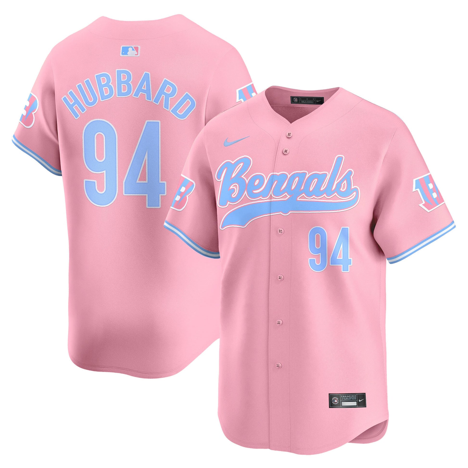 Unisex Bengals Bubblegum Pink Vapor Premier Limited Jersey - All Stitched