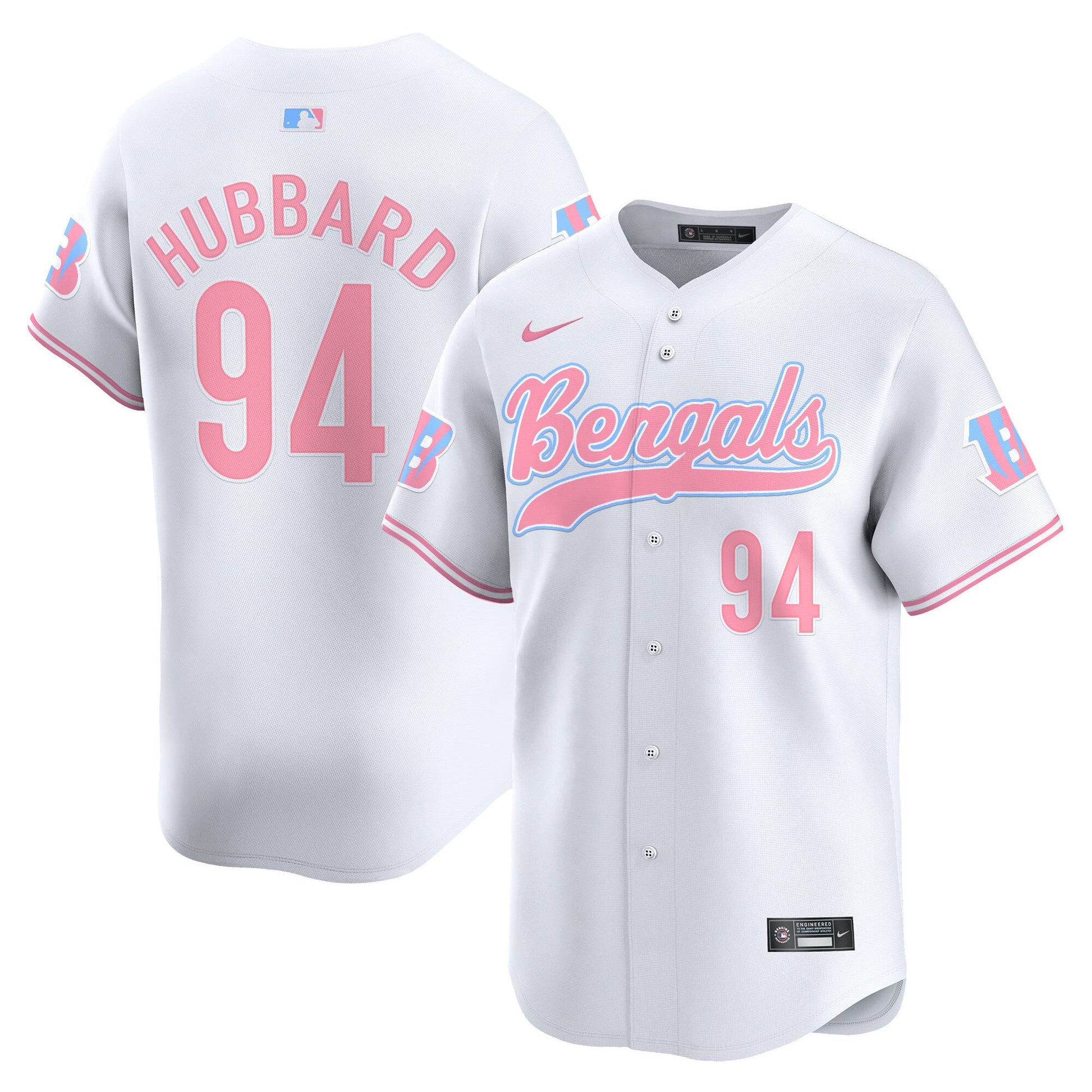 Unisex Bengals Bubblegum Pink Vapor Premier Limited Jersey - All Stitched