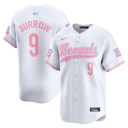 Unisex Bengals Bubblegum Pink Vapor Premier Limited Jersey - All Stitched