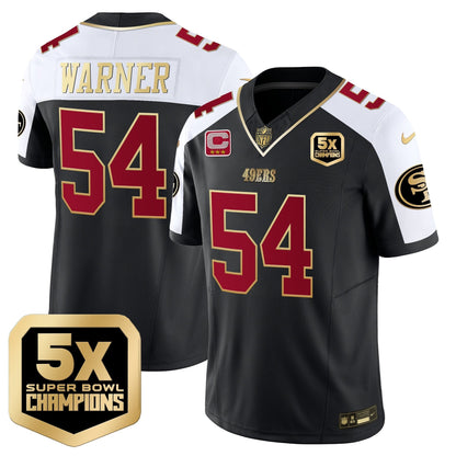 49ers 5x Super Bowl Champions Vapor Limited Jersey - All Stitched