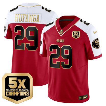 49ers 5x Super Bowl Champions Vapor Limited Jersey - All Stitched