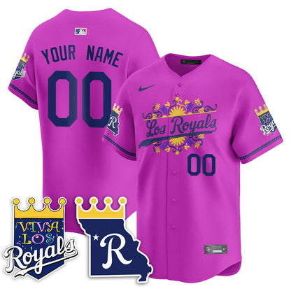 Custom Viva Los Royals 2024 Vapor Limited Jersey